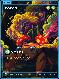 Paras · Spore · Full Art