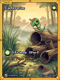 Caterpie · String Shot · Illustration Rare