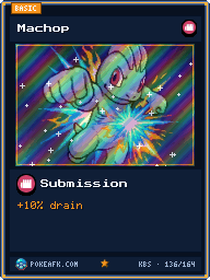 Machop · Submission · Foil