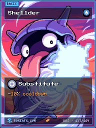 Shellder · Substitute · Full Art