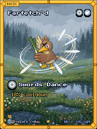 Farfetch'd · Swords Dance · Illustration Rare