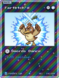 Farfetch'd · Swords Dance · Reverse Foil