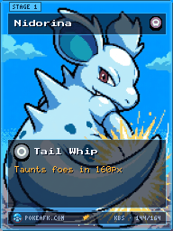 Nidorina · Tail Whip · Full Art