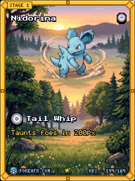Nidorina · Tail Whip · Illustration Rare