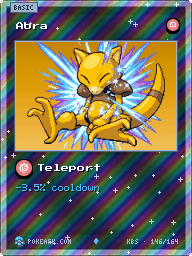 Abra · Teleport · Reverse Foil