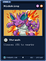 Nidoking · Thrash · Common
