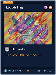 Nidoking · Thrash · Foil