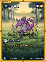 Nidoking · Thrash · Illustration Rare