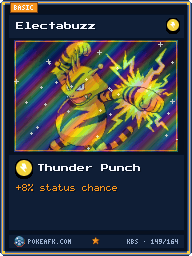 Electabuzz · Thunder Punch · Foil