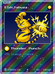 Electabuzz · Thunder Punch · Reverse Foil