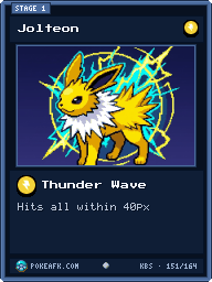 Jolteon · Thunder Wave · Common
