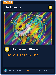 Jolteon · Thunder Wave · Foil