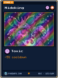 Nidoking · Toxic · Foil