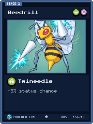 Beedrill · Twineedle · Common