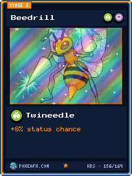 Beedrill · Twineedle · Foil