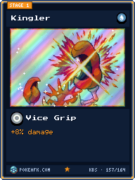 Kingler · Vice Grip · Foil