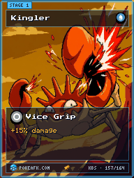 Kingler · Vice Grip · Full Art