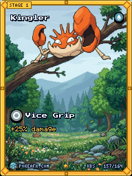 Kingler · Vice Grip · Illustration Rare