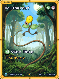 Bellsprout · Vine Whip · Illustration Rare