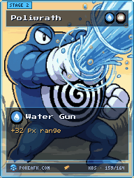 Poliwrath · Water Gun · Full Art