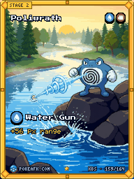 Poliwrath · Water Gun · Illustration Rare
